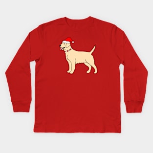 Christmas Dog Kids Long Sleeve T-Shirt